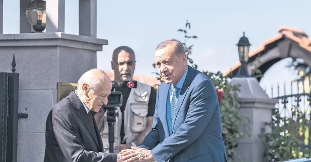 Başkan Erdoğan, MHP Genel Başkanı Bahçeli’yi ziyaret etti