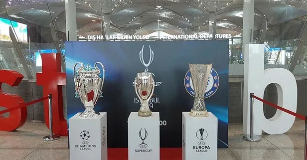 Süper Kupa, İstanbul Havalimanı’na getirildi