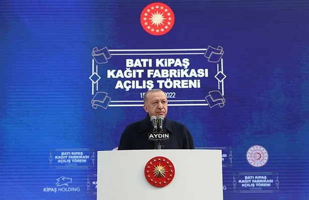 Başkan Erdoğan'dan Batı Kipaş Kağıt Fabrikası Açılış Töreni'nde önemli açıklamalar-3