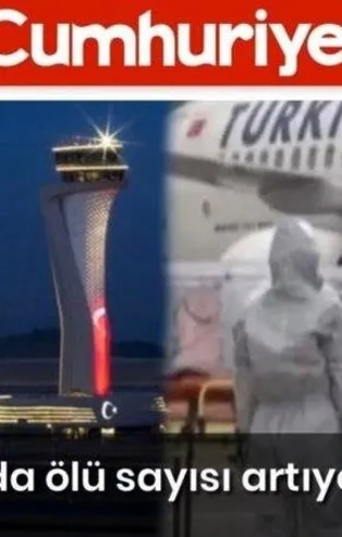 Cumhuriyet Gazetesi'nin "virüslü" algısına sosyal medyadan tepki yağdı: Bunlar varken düşmana gerek yok