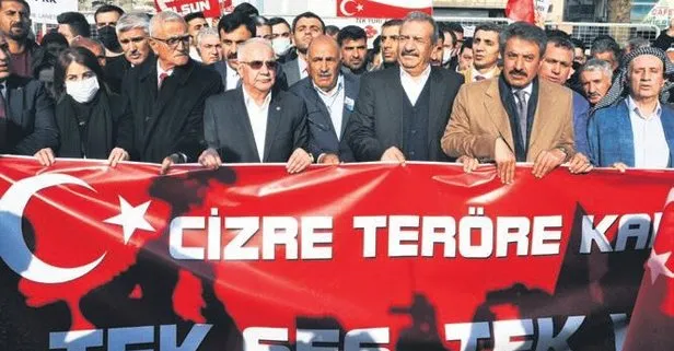 Şırnak Cizre’de aşiretler ve sivil toplum örgütleri, Tahir Güven’in öldürülmesini protesto etti