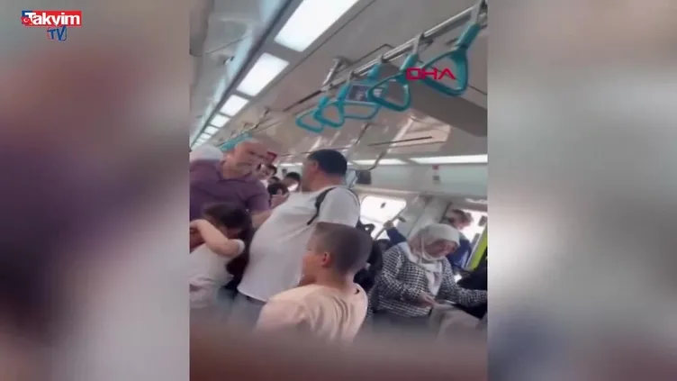 Yer: Marmaray! Çocuklarının gözü önünde saldırıya uğradı: İşte o anlar