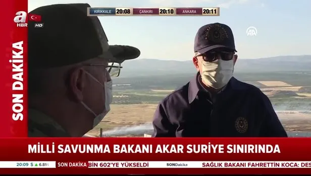 Milli Savunma Bakanı Akar, Suriye sınırından duyurdu: 13 terörist etkisiz hale getirildi