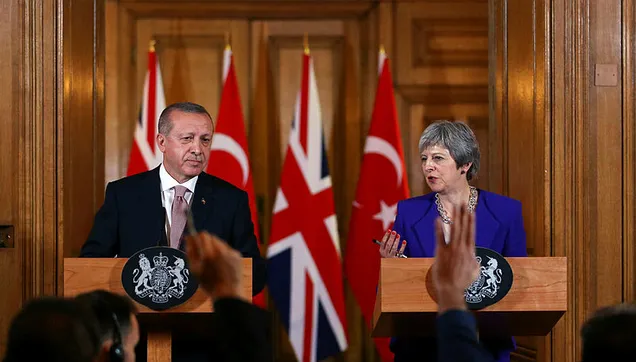 Erdoğan ve May ortak basın toplantısı düzenledi-3