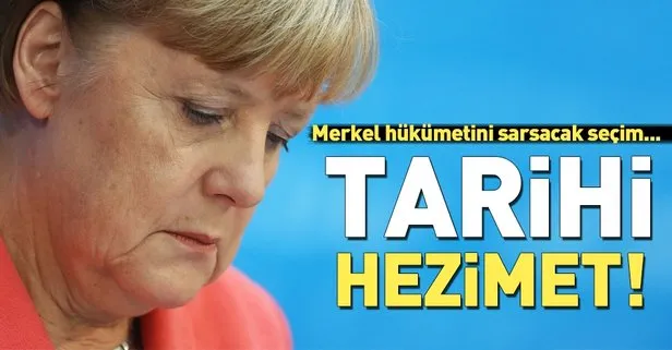 Almanya’da Merkel hükümetini sarsacak seçim