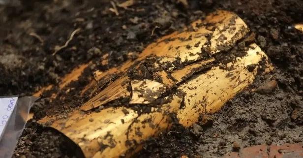 Altın dolu mezar keşfi: Bin yıllık gömü gün yüzüne çıktı