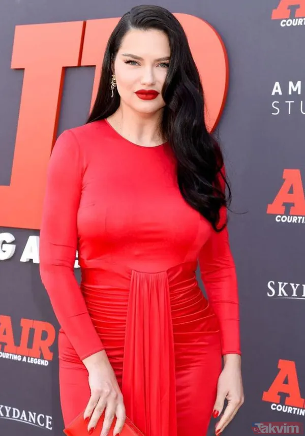 Adriana Lima kırmızılar içinde alev alev! Eski hallerini mumla aratıyordu kilolar gitti son haliyle hayran bıraktı! Sır gibi sakladığı kızı da... - 9