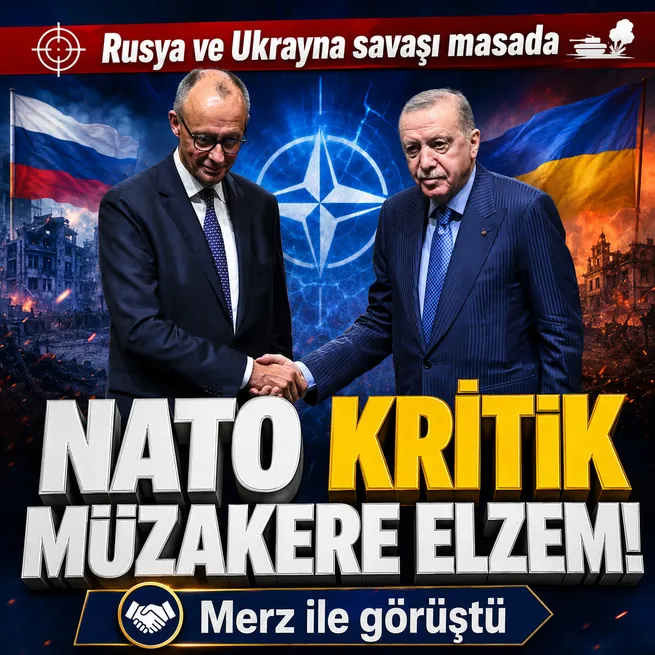 Başkan Erdoğan Almanya Şansölyesi Friedrich Merz ile görüştü! NATO ve Rusya-Ukrayna müzakereleri masada