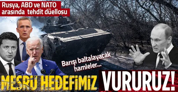 Rusya'dan ABD ve NATO'ya gözdağı: Ukrayna'daki silahlı araçlarınız meşru hedefimiz