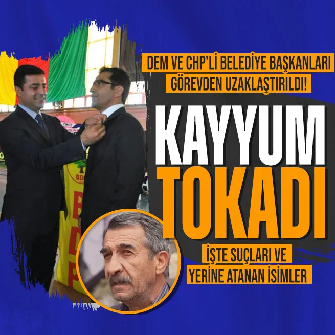 DEM ve CHPli belediye başkanları görevden uzaklaştırıldı! Tunceli ve Ovacıka kayyum atandı