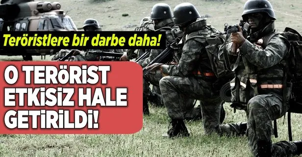 O terörist etkisiz hale getirildi
