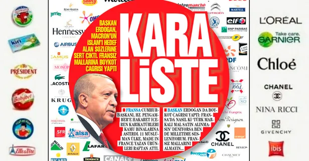 İslam'ı hedef alan Macron'a sert tepki gösteren Başkan Erdoğan'dan Fransız mallarına boykot çağrısı