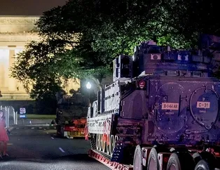 Askeri tanklar Washington sokaklarında!