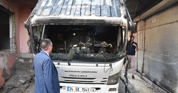 Başkan Erdoğan’ın seçim zaferini hazmedemediler! Diyarbakır’da terör yandaşları AK Partili belediyenin aracını yaktı