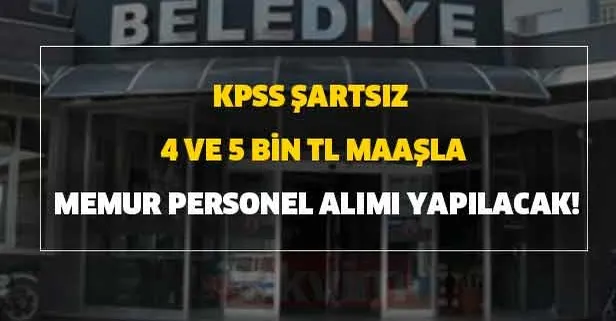 İŞKUR belediye iş ilanları adaylar tarafından yakından takip ediliyor! Memur personel alımı yapılacak