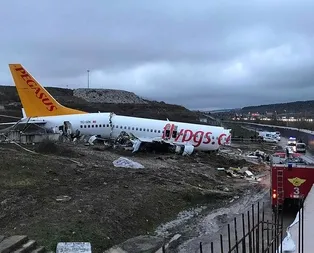 Son dakika: Pegasustan Sabiha Gökçende uçağın pistten çıkmasına ilişkin açıklama