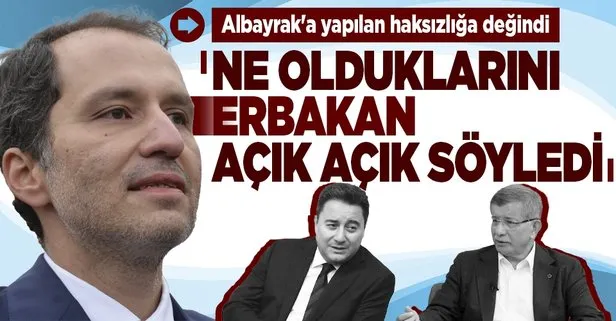 SON DAKİKA: Yeniden Refah Partisi Genel Başkanı Fatih Erbakan’dan zehir zemberek sözler! Babacan ve Davutoğlu’nu topa tuttu