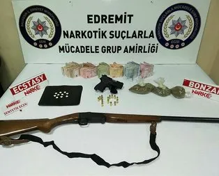 Edremit’te uyuşturucu operasyonu!