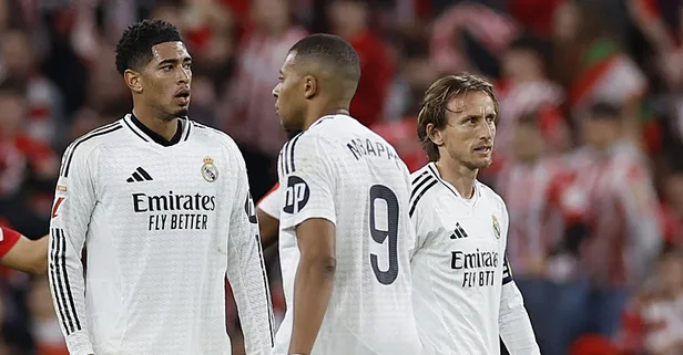 Zirveye ağır kayıp! Real Madrid Athletic Bilbao'ya 2-1 yenildi