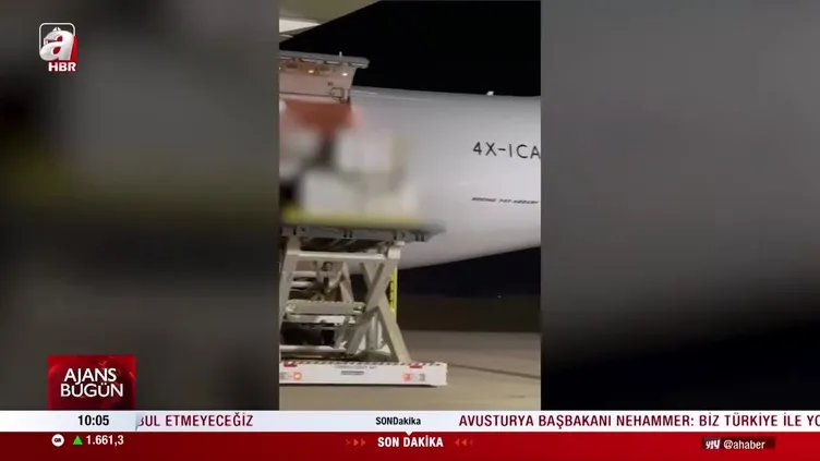 Mühimmat taşıyan ilk ABD uçağı İsrail’de