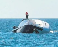 İstanbul iş insanına ait yat denize indirildikten 15 dakika sonra battı