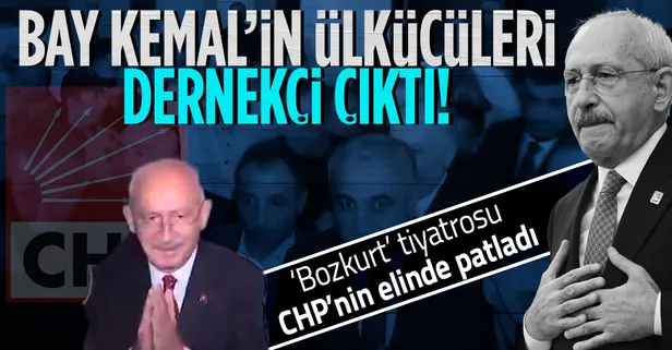 'Bozkurt Kemal' tiyatrosu CHP'nin elinde patladı! Sözde 'ülkücüler' gerçekte 'dernek' buluşması