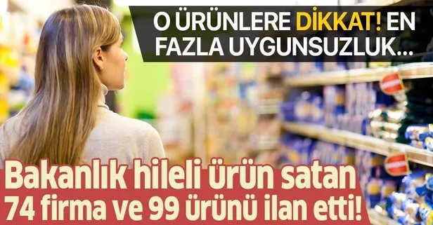 Son Dakika Tarim Ve Orman Bakanligi Gida Urunlerinde Hile Yapan