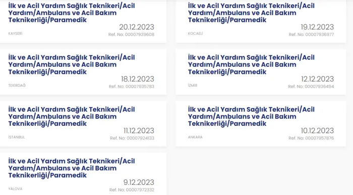 İŞKUR hastanelere sağlık teknikeri/acil yardım/ambulans ve acil bakım teknikerliği personel alımı başladı: İŞKUR hastane personel alımı başvuru şartları!-6