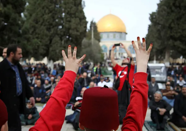Mescid-i Aksa’da BM’nin Kudüs kararına teşekkür-16
