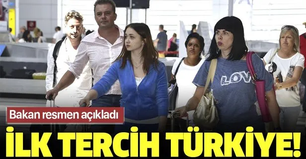 Son dakika: Bakan Ersoy açıkladı: Turistlerin gözü Türkiye’de