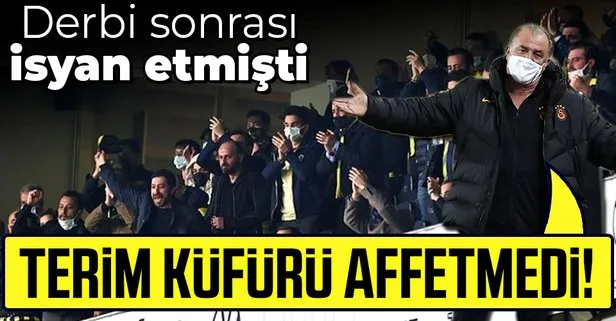 Fenerbahçe-Galatasaray derbisindeki küfür skandalında flaş gelişme: Fatih Terim suç duyurusunda bulundu!