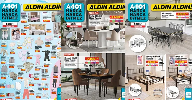 Bebeği olanlar A101'e gelsin! Sadece 19,90! Göğüs pompası, mama sandalyesi, ilk adım arabası, küvet, tabure, dişlik indirimde!