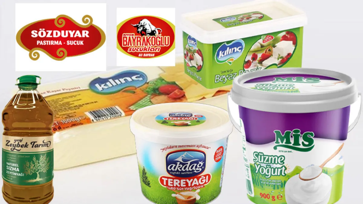 Bakanlık listeyi güncelledi! peynir, sucuk, kıyma, kaşar, tereyağı...