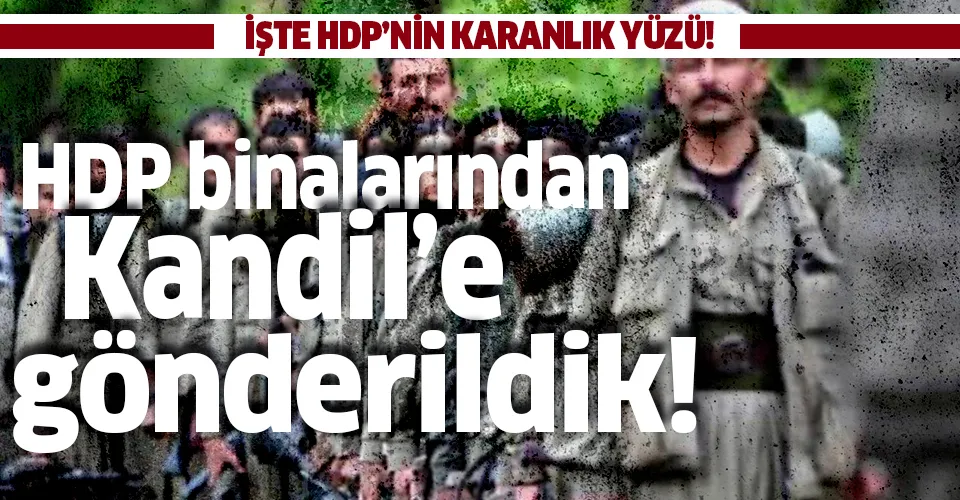 İşte HDP'nin hain terör örgütü PKK ile iş birliği: