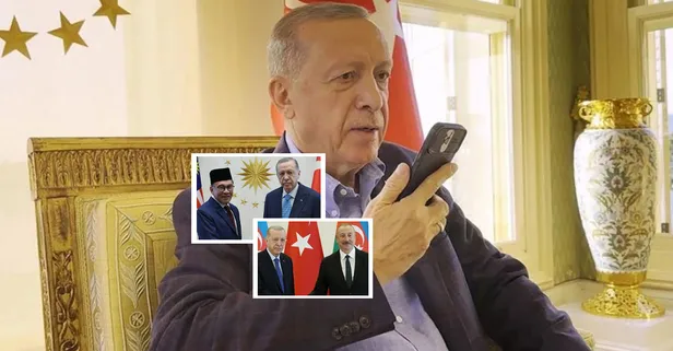 Başkan Erdoğan Malezya Başbakanı İbrahim ve Azerbaycan lideri Aliyev'le görüştü: Nahçıvan'a saldırıyı kınıyoruz