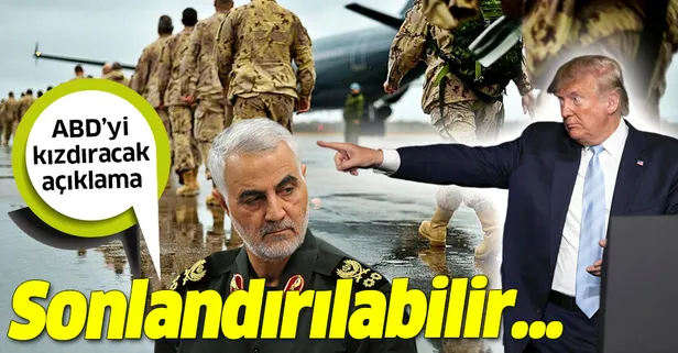 Süleymani'nin öldürülmesinin ardından Irak'tan ABD'yi kızdıracak açıklama: Sonlandırılabilir...