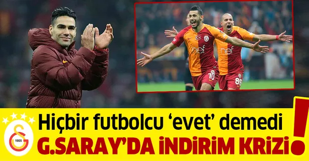 Galatasaray'da indirim krizi! Hiçbir futbolcu ‘evet’ demedi…