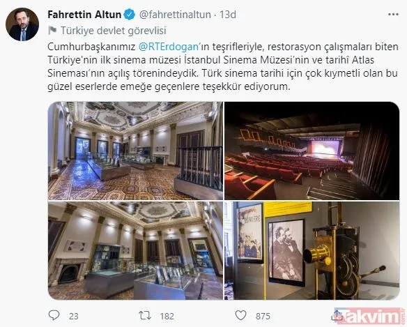 Başkan Erdoğan 'Tarihi Atlas Sineması'nın açılışını yaptı! Jason Stahham ve Guy Ritchie sürprizi... - 14