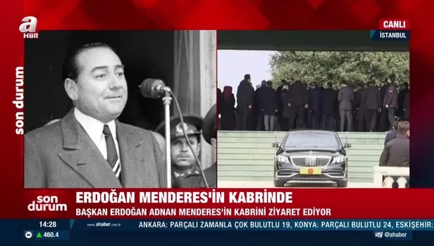 Başkan Erdoğan, Adnan Menderes'in kabrini ziyaret etti