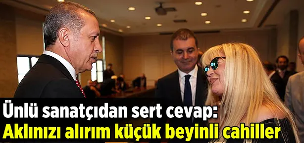 Ünlü sanatçıdan çok sert tepki