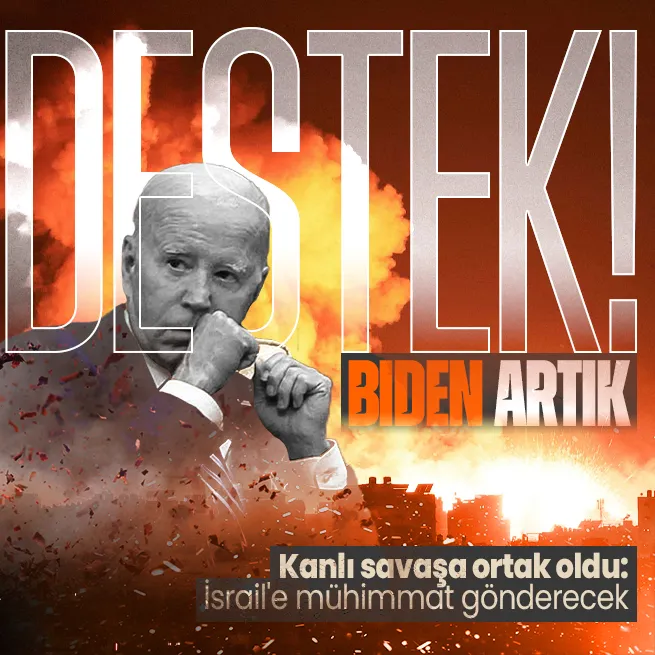 Son dakika: ABD Başkanı Joe Biden duyurdu! İsraile mühimmat ve Demir Kubbe için füze gönderilecek