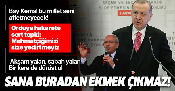 Başkan Erdoğan'dan Kemal Kılıçdaroğlu'na tank palet fabrikası yanıtı: Sana burdan ekmek çıkmaz