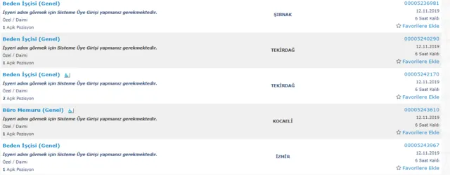 İlkokul mezunu yüzlerce beden işçisi alımı yapılacak!-2