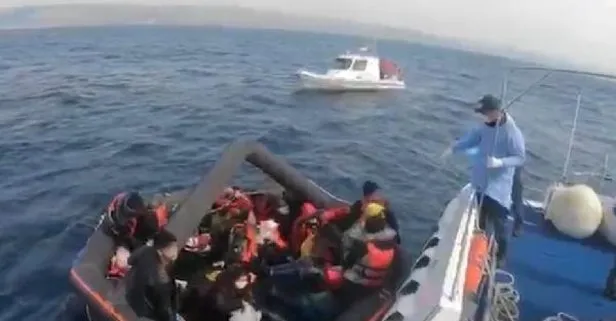 Yunanistan’ın Türk kara sularına bırakıp ölüme terk ettiği 27 kaçak göçmeni Türk Sahil Güvenliği kurtardı