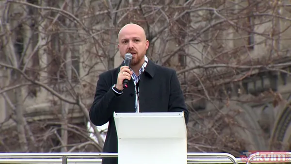 Galata'dan şehitlerimiz ve Filistin için dünyaya haykırış... İsimleri tek tek okundu | Tarihi günden tarihi kareler! - 27