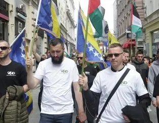 Saraybosna’da Filistin’e destek yürüyüşü