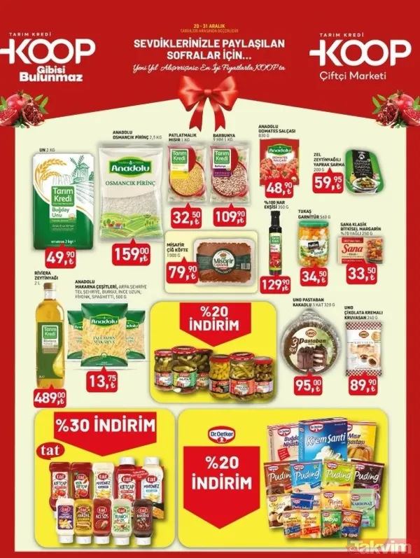 Tarım Kredi KOOP Market 31 Aralık yılbaşı kataloğu! 100'den fazla üründe indirim - 7