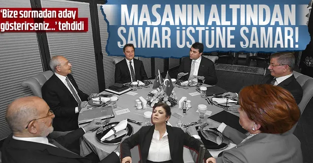 6'lı masanın gizli ortağı HDP aba altında sopa gösteriyor! Bizi görmezden gelmeyin uyarısı