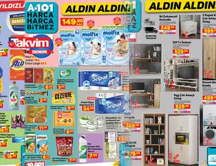 İndirim günleri başladı, yeni aktüel kataloğu yayında! Fiyatlar düştü ucuza dağıtılıyor! Bu hafta A101'de neler var? 9,90'a indi o ürünler...