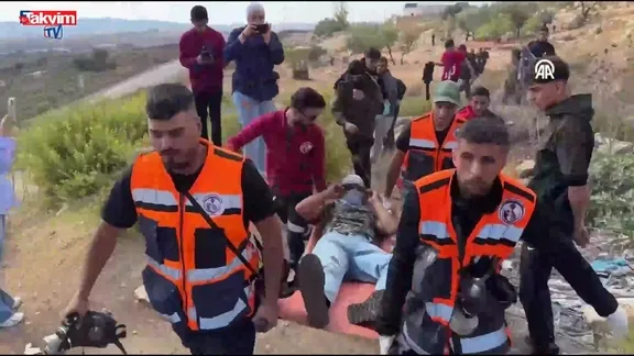 İsrail ordusu cezaevi yakınında kalabalığa müdahale etti